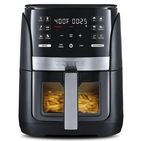 Gourmia Freidora de Aire con Ventana 5.6 L / 192 oz