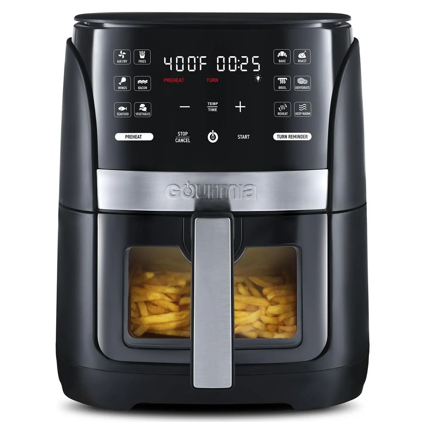 Gourmia Freidora de Aire con Ventana 5.6 L / 192 oz 1