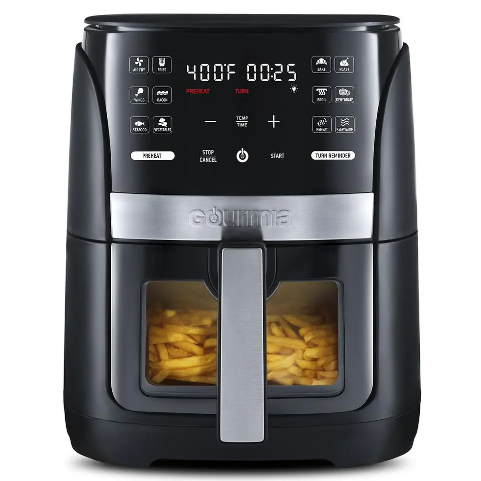 Gourmia Freidora de Aire con Ventana 5.6 L / 192 oz 1