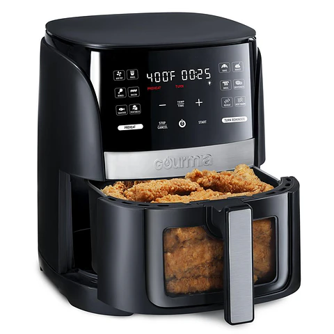 Gourmia Freidora de Aire con Ventana 5.6 L / 192 oz