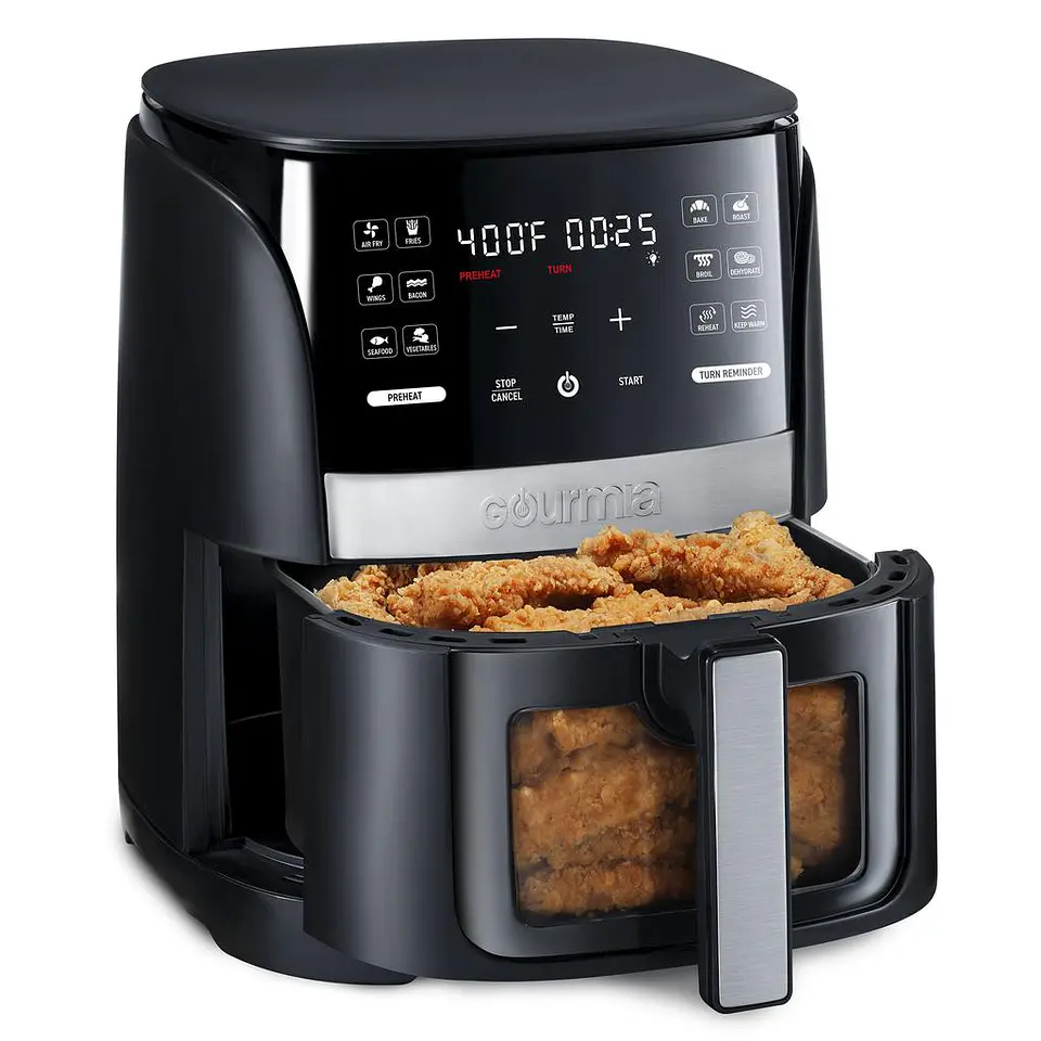 Gourmia Freidora de Aire con Ventana 5.6 L / 192 oz 2