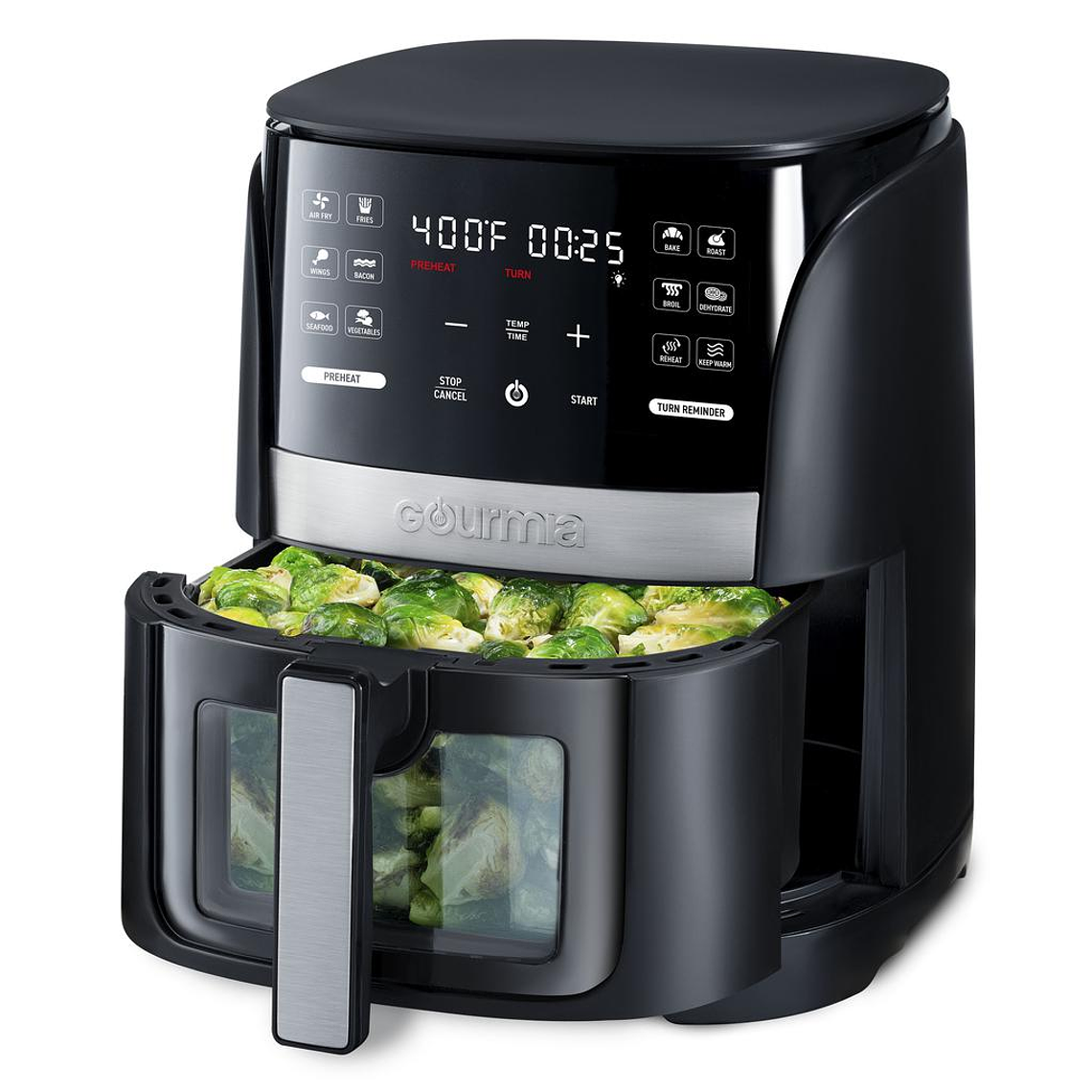 Gourmia Freidora de Aire con Ventana 5.6 L / 192 oz 4