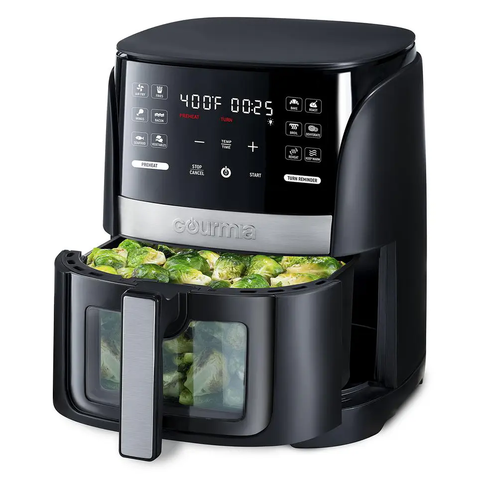 Gourmia Freidora de Aire con Ventana 5.6 L / 192 oz 4