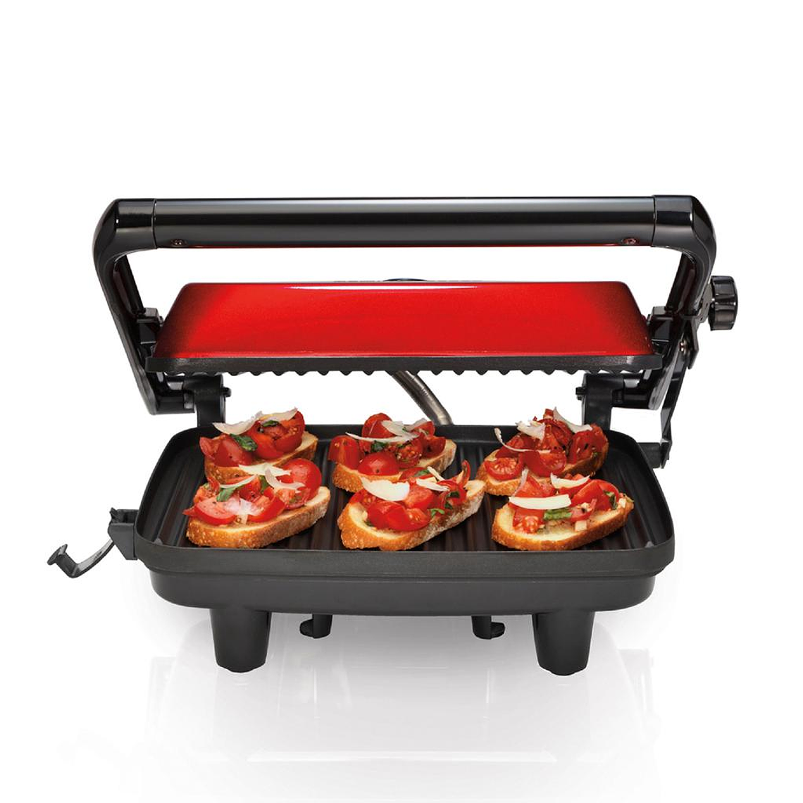 Hamilton Beach Sanduchera Gourmet con Rejilla Antiadherente 4