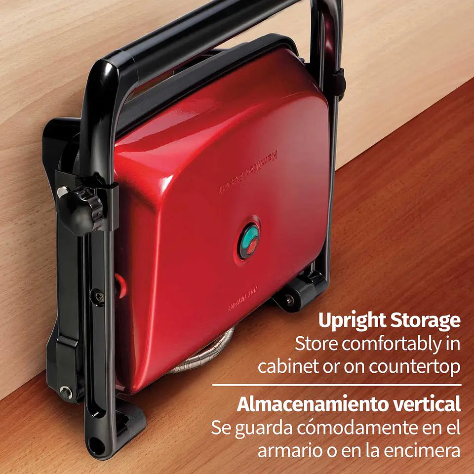 Hamilton Beach Sanduchera Gourmet con Rejilla Antiadherente 6