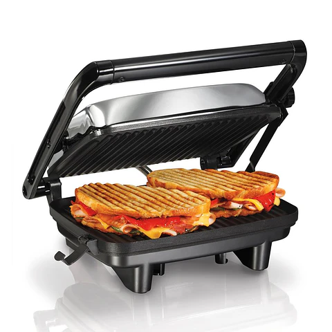 Hamilton Beach Sanduchera Gourmet con Rejilla Antiadherente.