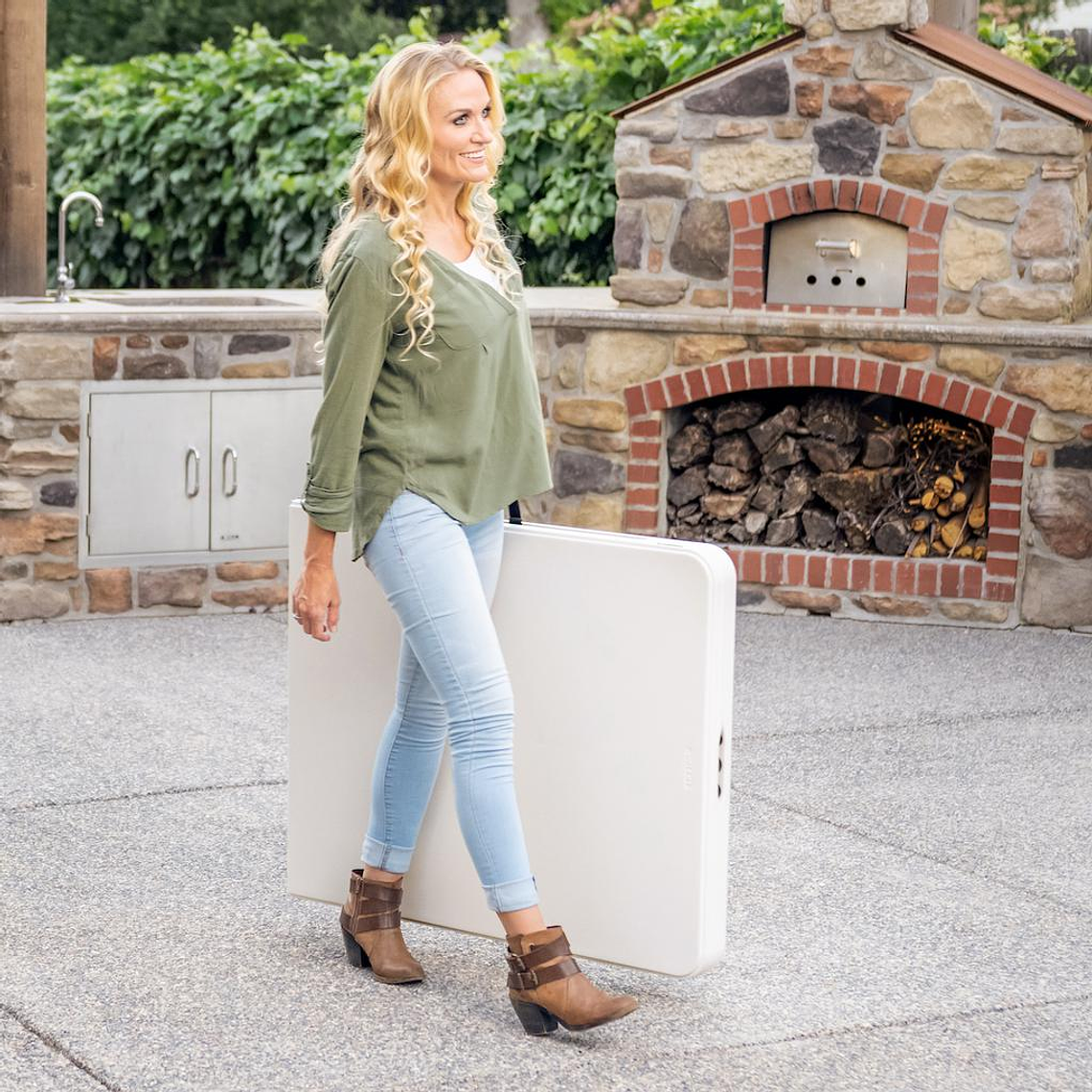 Lifetime Mesa Plegable de 73 cm x 183 cm x 76 cm. 7