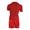 Uniforme Mitre Manchester Delta Eco Niño Rojo-Blanco