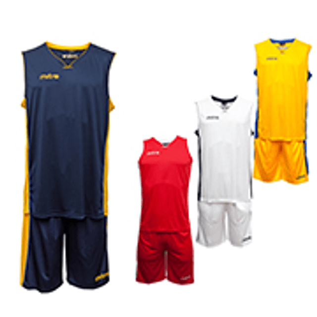 Uniforme Basquetball Mitre Rojo Blanco