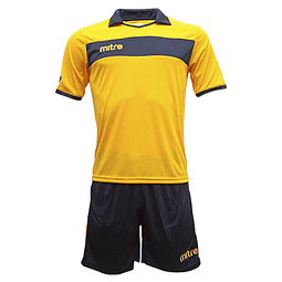 Uniforme Mitre London Niño Amarillo - Azul Marino