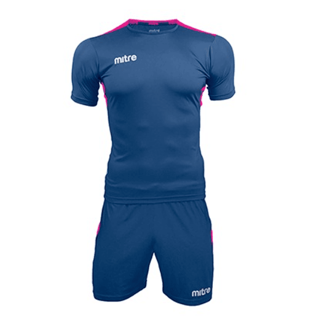 Uniforme Mitre Manchester Niño Negro - Turquesa