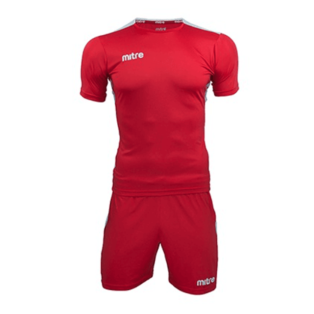 Uniforme Mitre Manchester Niño Azulino - Rojo