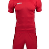 Uniforme Mitre Manchester Niño Azulino - Rojo