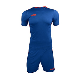 Uniforme Mitre Manchester Delta Eco Adulto Azulino-Rojo