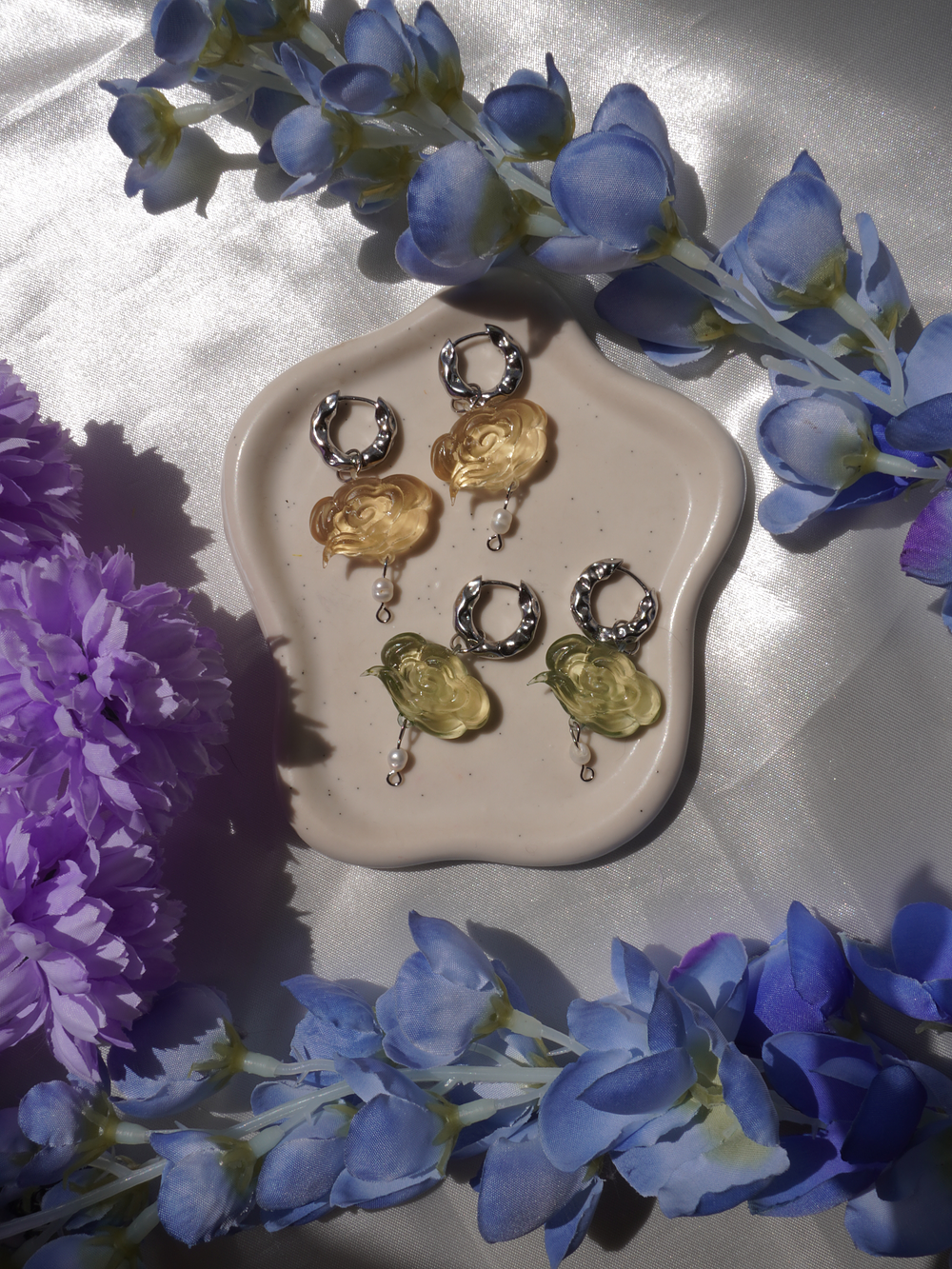 Aros Nube Perlas (Plata 925) 3