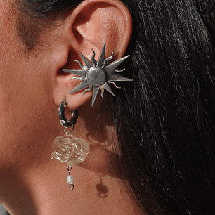 Earcuff Sol (Plateado)