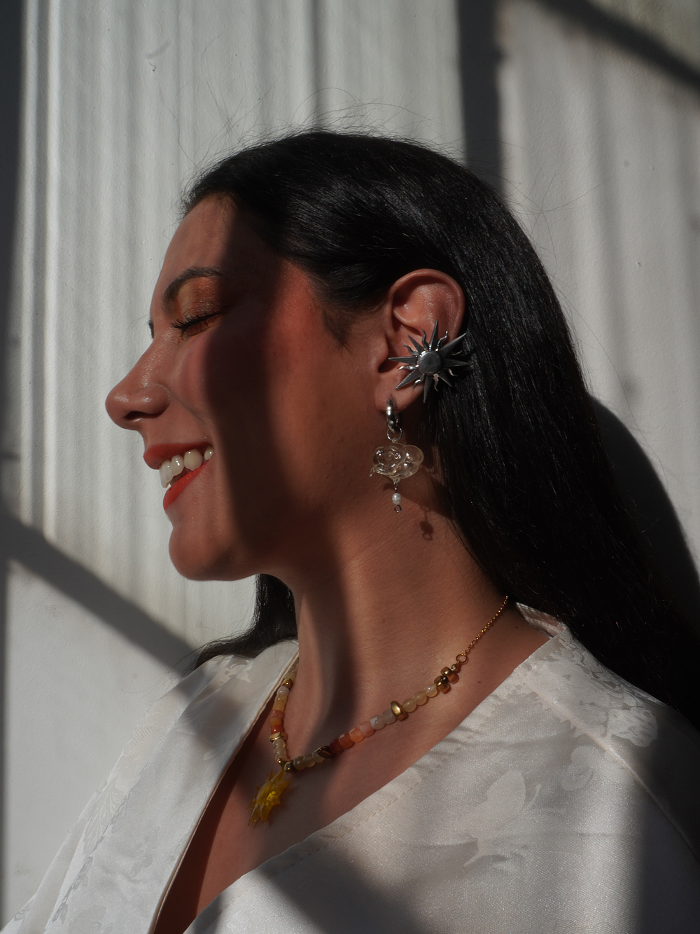 Earcuff Sol (Plateado) 4