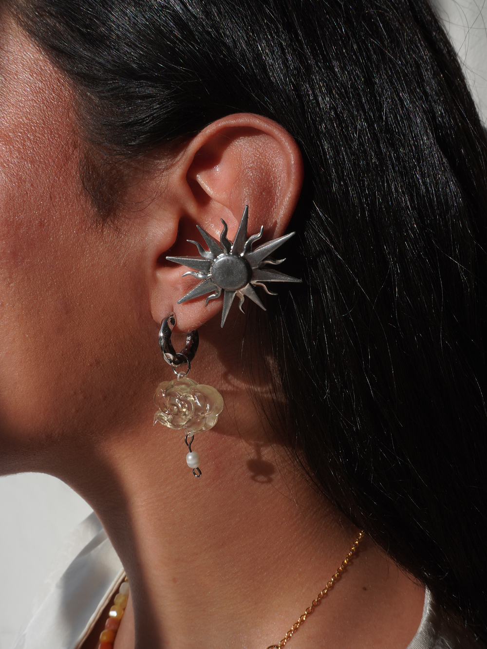 Earcuff Sol (Plateado) 5