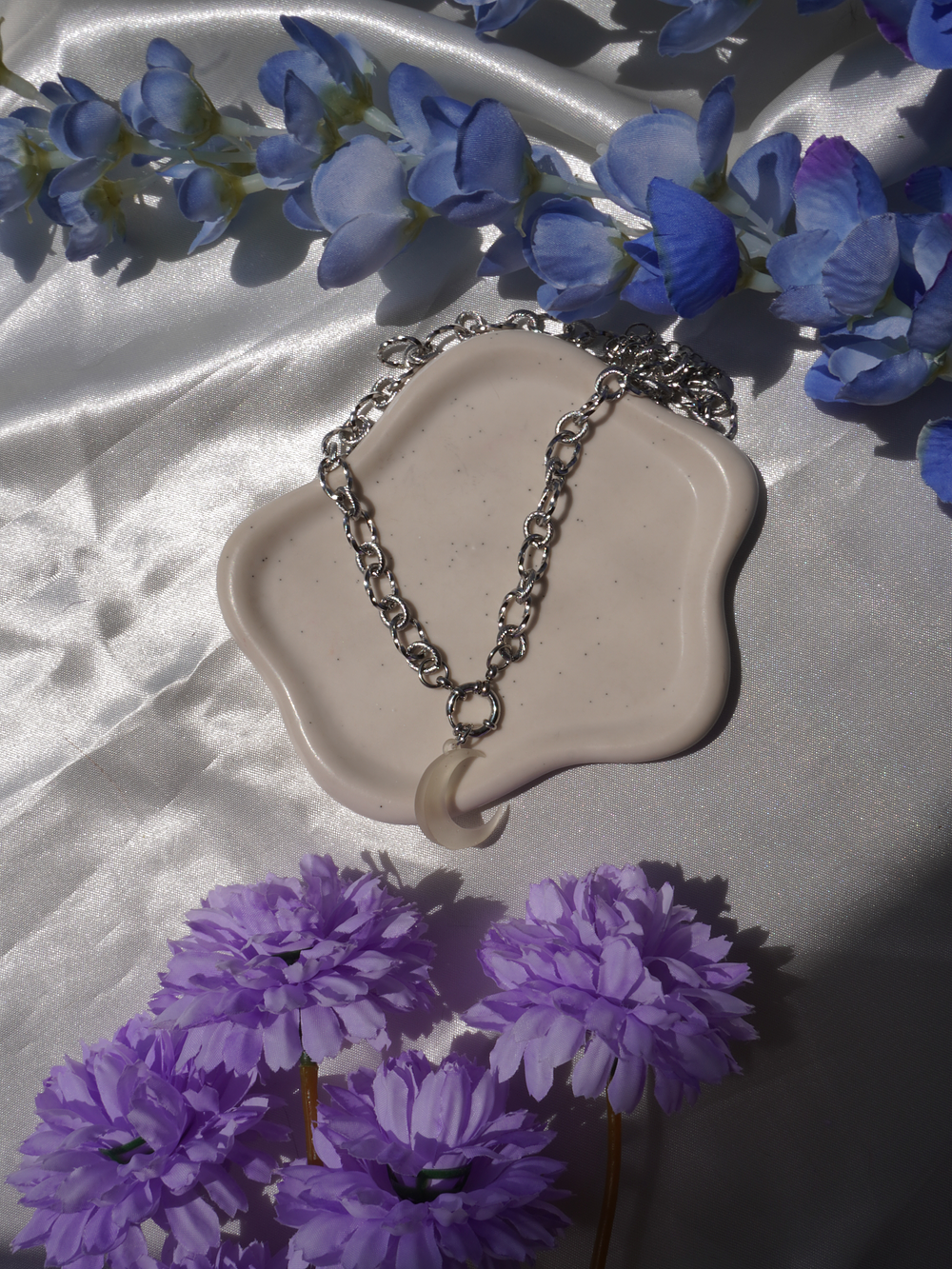 Collar Chain Plateado (dije intercambiable) 3