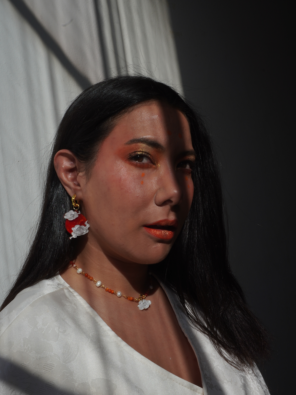 Collar Dots Nube dorado (dije intercambiable) 4