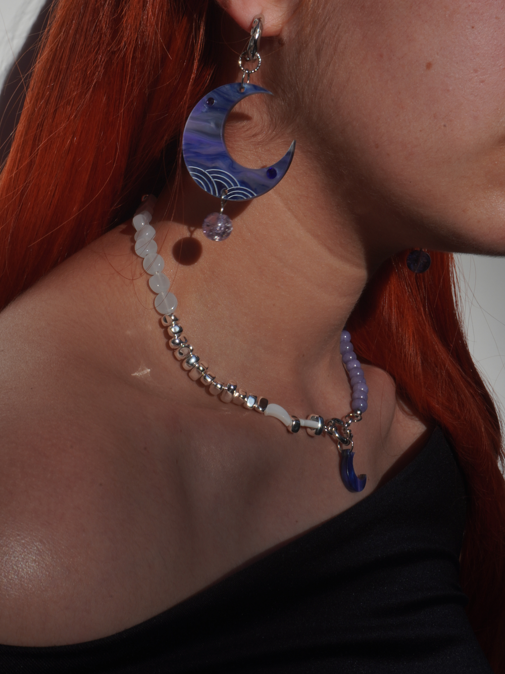 Collar Cuartos Luna (dije intercambiable) 4