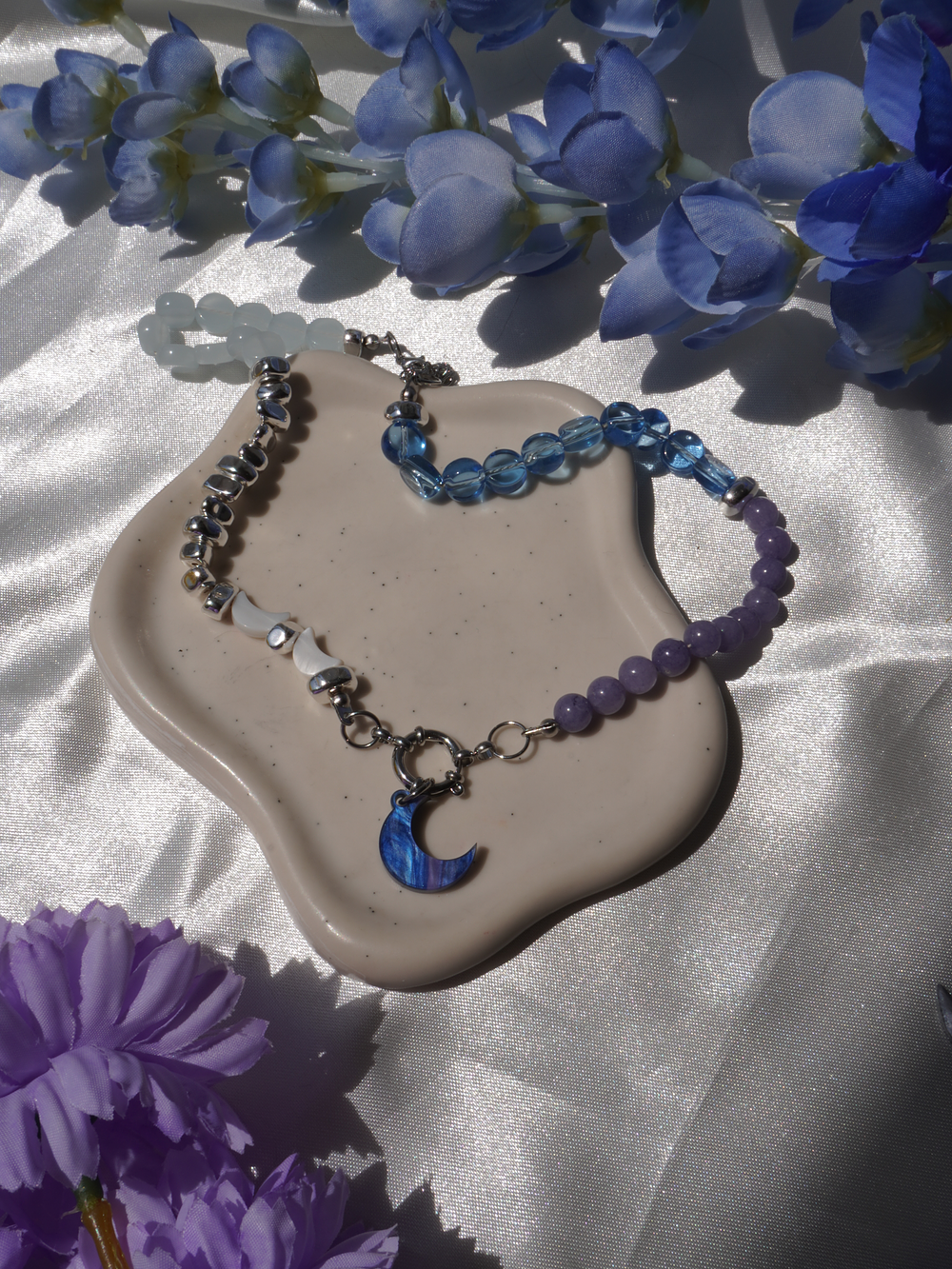Collar Cuartos Luna (dije intercambiable) 1