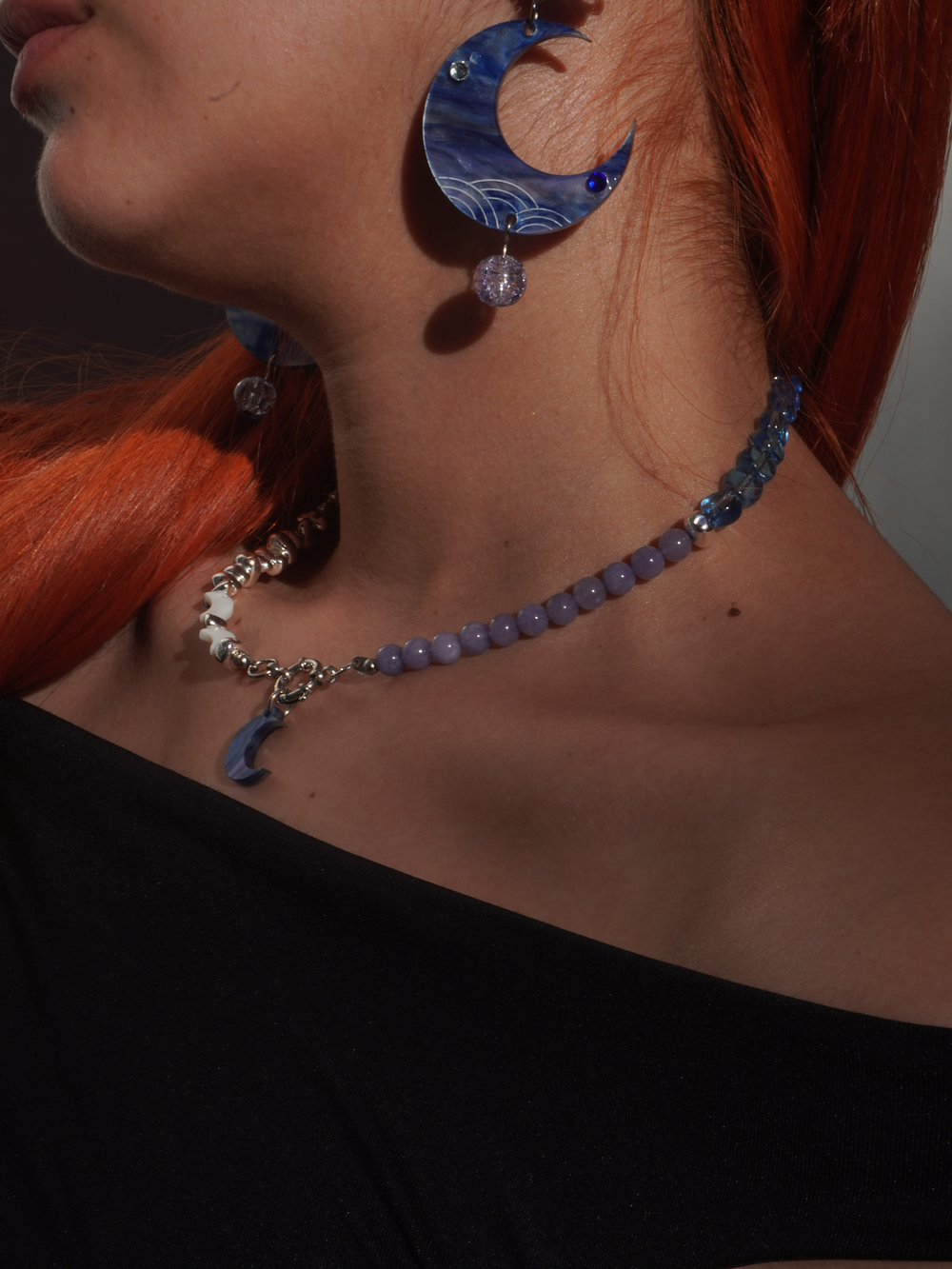 Collar Cuartos Luna (dije intercambiable) 7