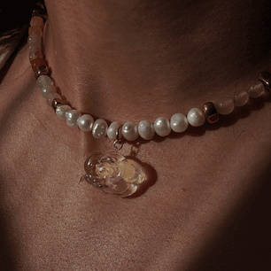 Collar Nube Amaterasu (dorado)