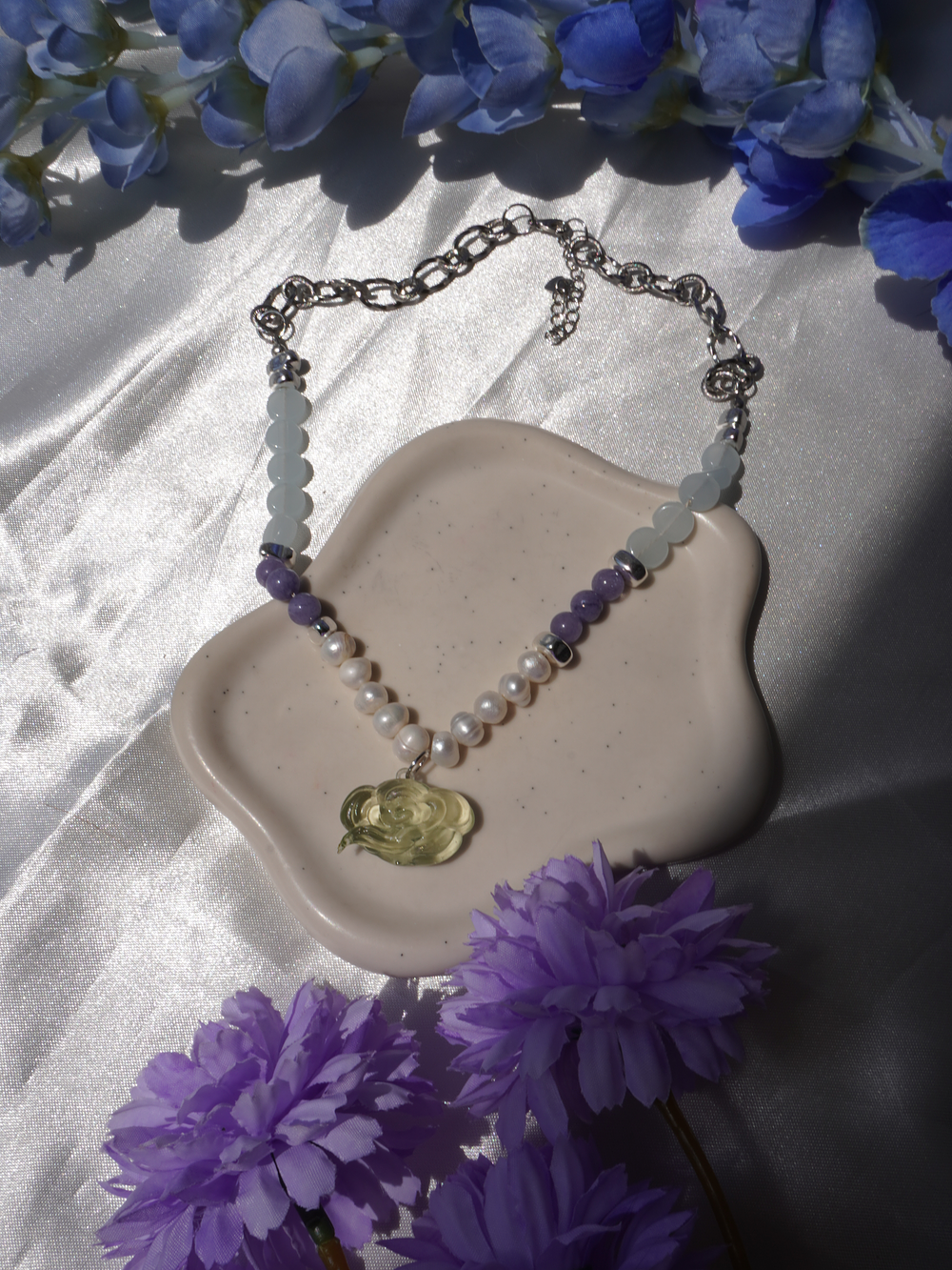 Collar Nube Tsukuyomi (plateado) 3