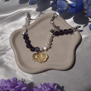 Collar Pearl Nube Tsukuyomi (plateado)