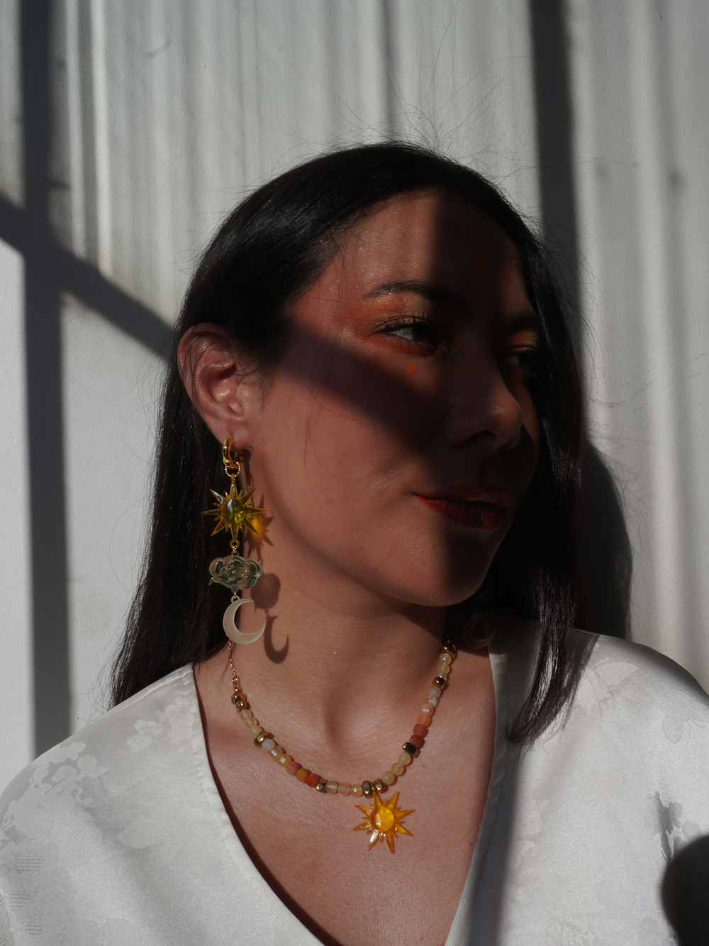 Collar Sol Facetado  4