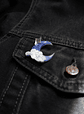 Pin Luna Nublada - Miniatura 4