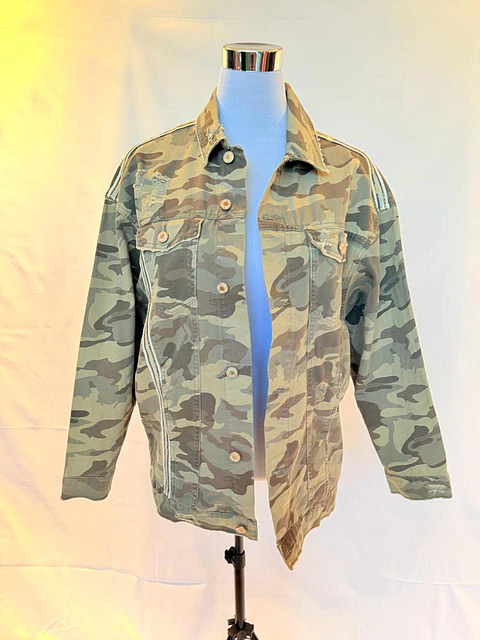Chaqueta Oversize Estampado Camuflaje