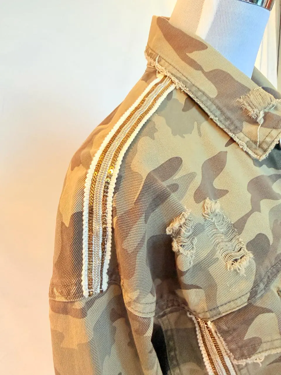 Chaqueta Oversize Estampado Camuflaje 2