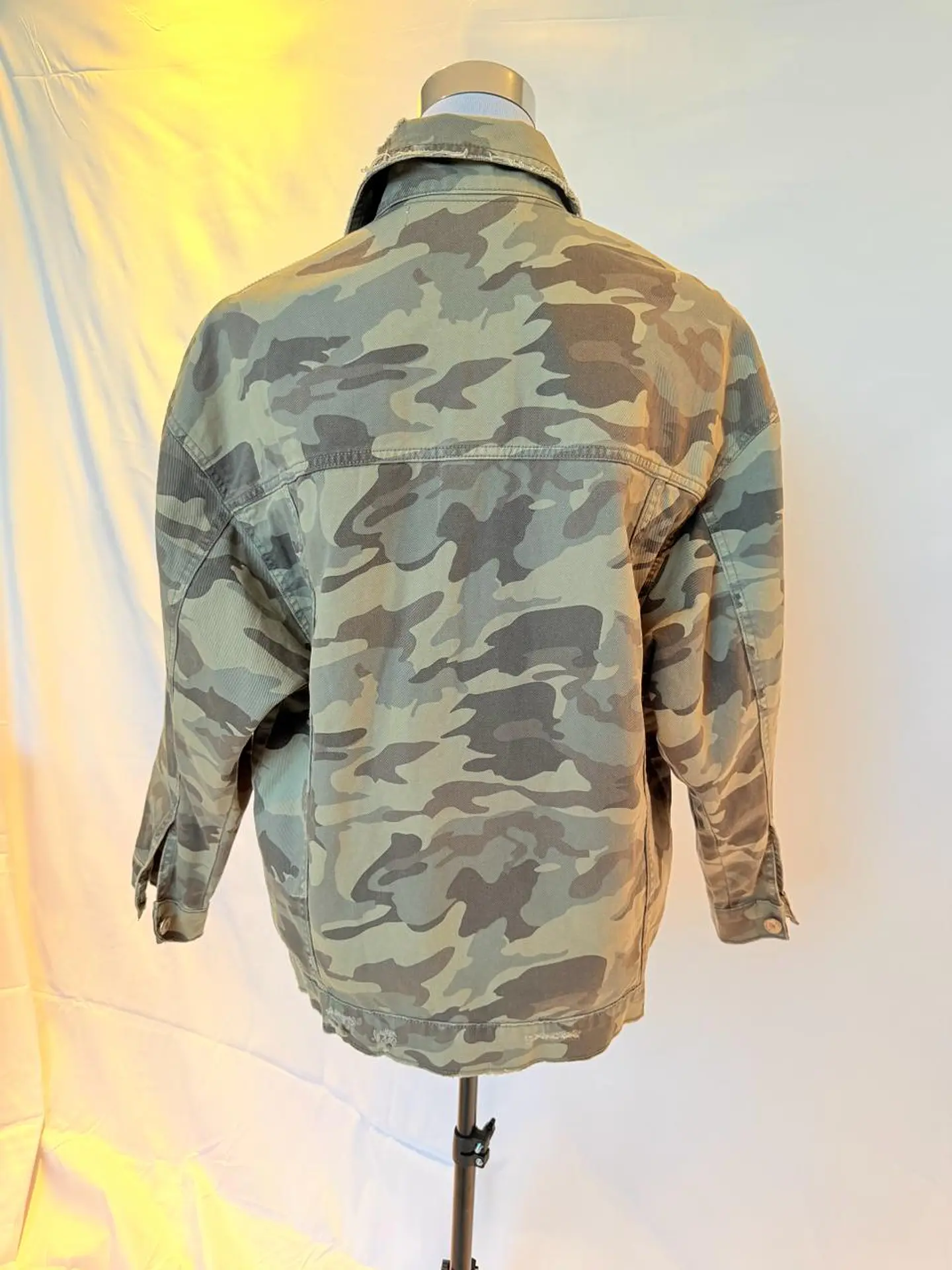 Chaqueta Oversize Estampado Camuflaje 3