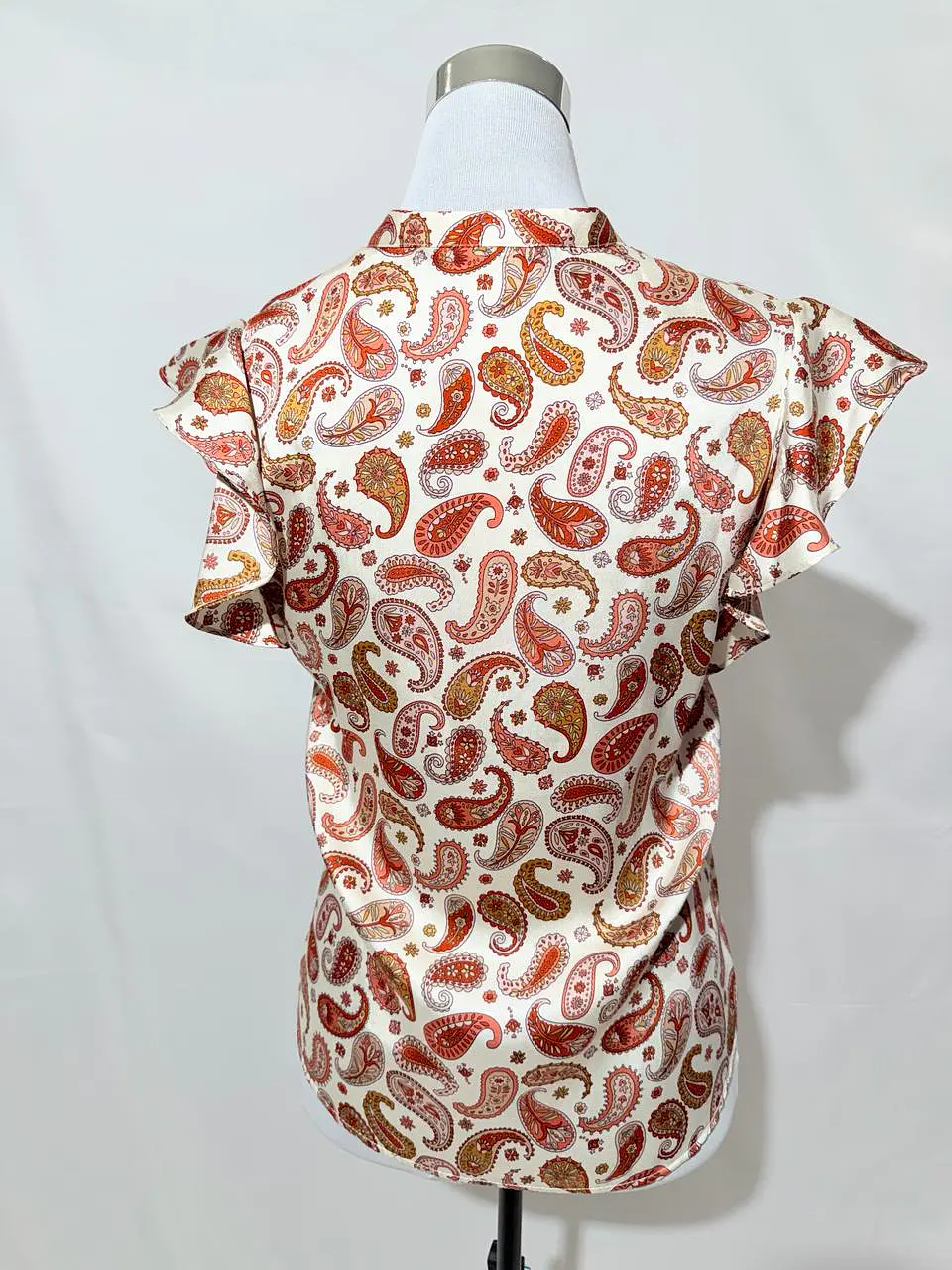 Blusa Zara — Estampado Paisley Terracota 3