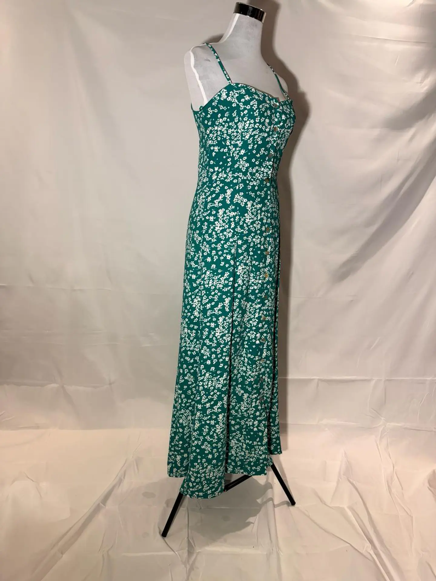 Vestido largo slip dress 2