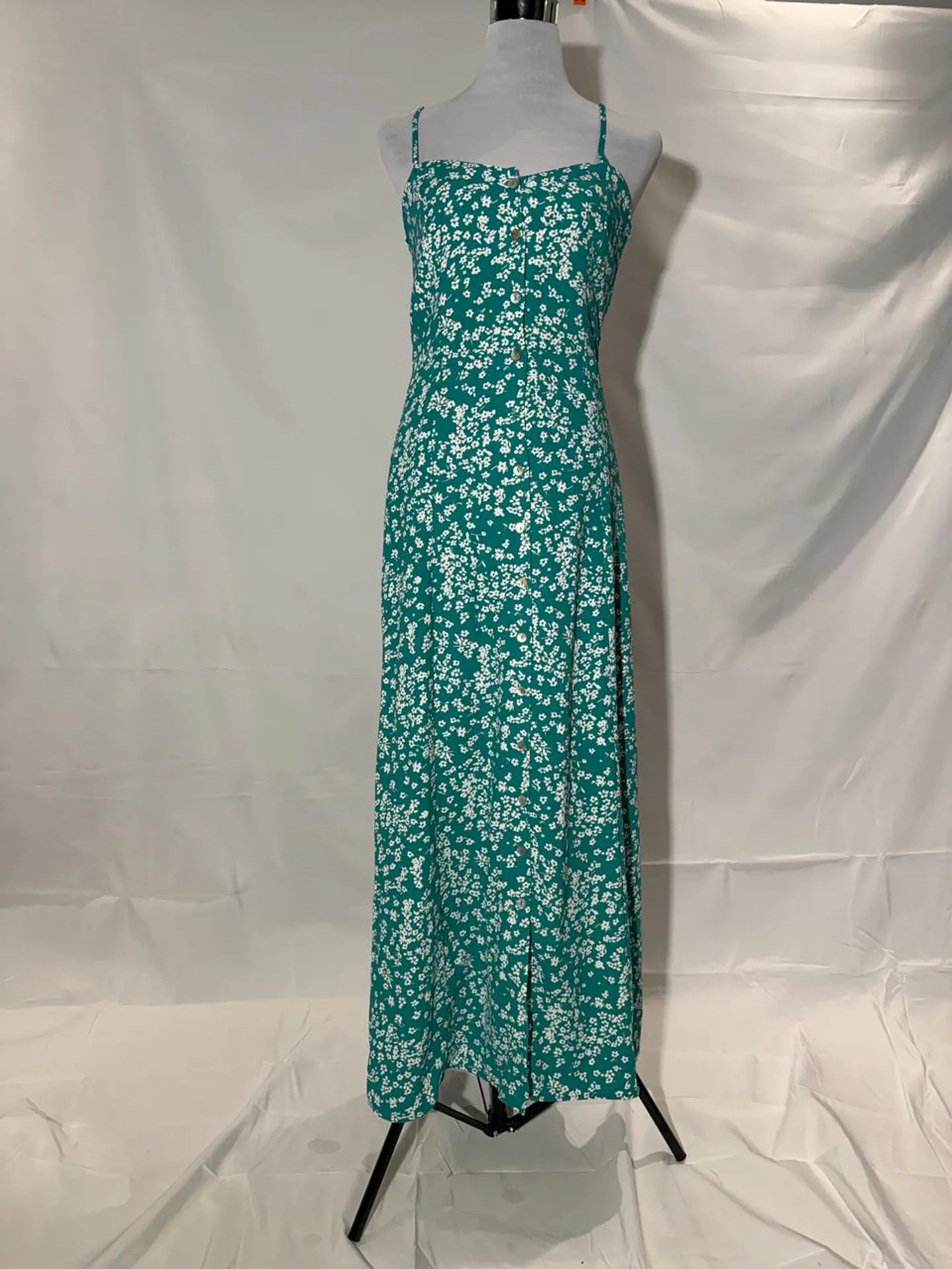 Vestido largo slip dress 3