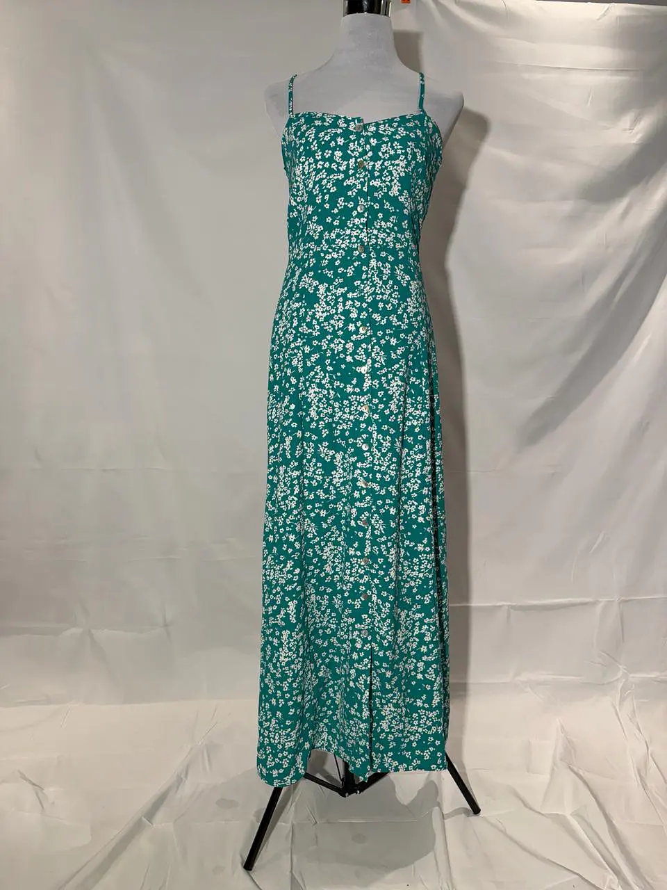 Vestido largo slip dress 3