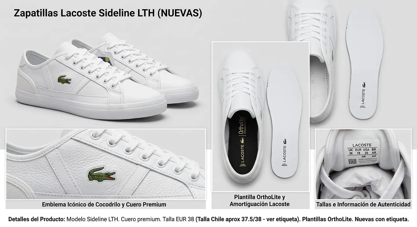 Zapatillas modelo Lacoste Sideline 2