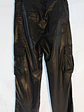 Pantalón Cargo Efecto Cuero Negro Zara - Miniatura 3