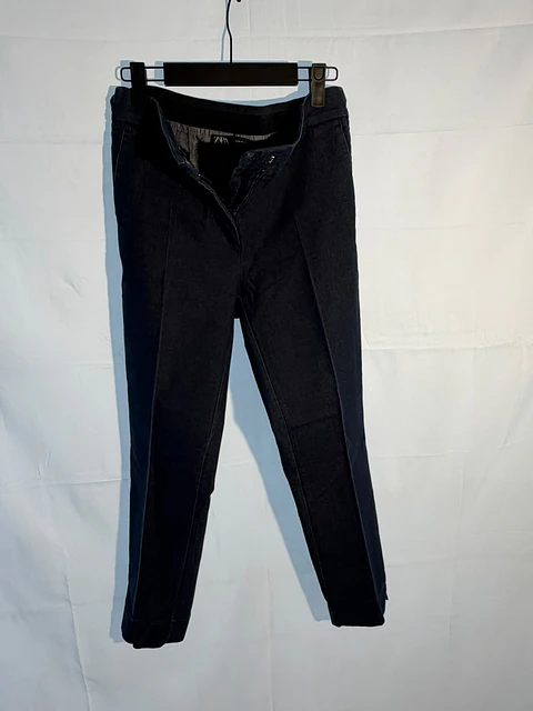Pantalón Sastre Slim Azul Marino Zara