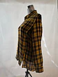 Sobrecamisa Oversize a Cuadros Mostaza Mango - Miniatura 4