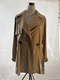 Trench Corto Efecto Gamuza Camel Zara - Miniatura 5