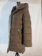 Abrigo Largo Acolchado Mango con Capucha - Gris Topo (Calce Oversize) - Miniatura 4