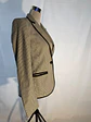 Blazer Sastre a Rayas con Ribetes Negros Mango - Miniatura 2