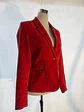 Blazer Sastre de Terciopelo IO - Rojo Intenso - Miniatura 3