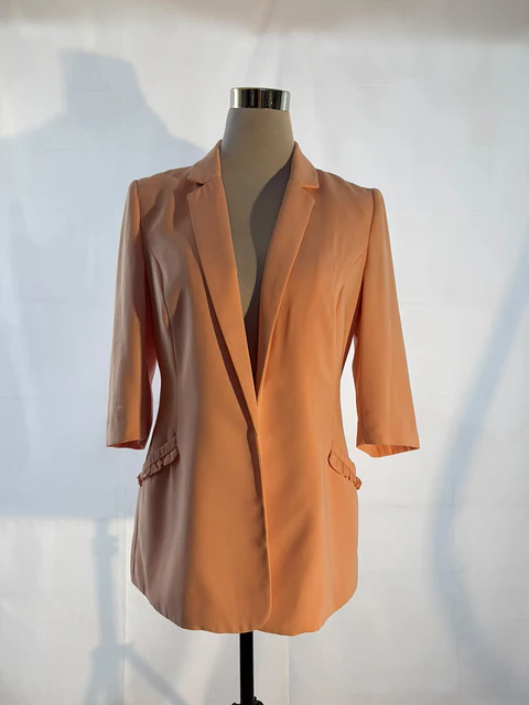 IO Blazer Estructurado Solo Botón - Coral/Melón