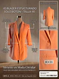IO Blazer Estructurado Solo Botón - Coral/Melón - Miniatura 1