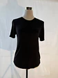 Top Básico Zara Cuello Redondo - Negro - Miniatura 2